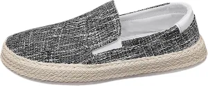 2023 Summer Men's Lazy Linen Casual Shoes Korean Students with A Straw Woven Board Shoes Men Casual Men Shoes Size 13