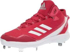 Adidas Mens ICON 7 MID Faux Leather Trainer Cleats