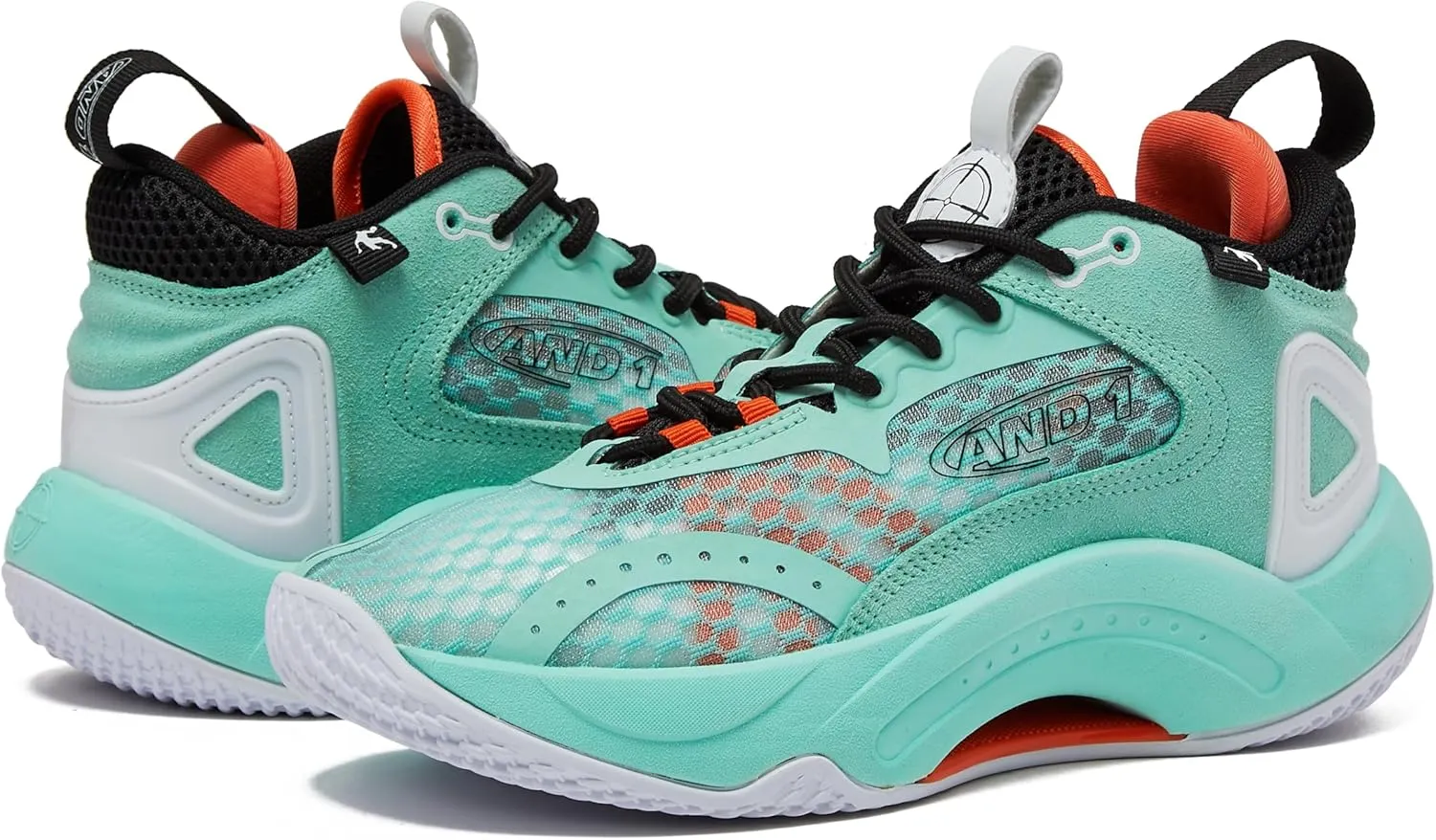AND1 Boys & Girls Basketball Shoes, Cool Kids Basketball Sneakers, Size Little Kid 11 to Big Kid 7 Mid or High Top Sneakers for Boys