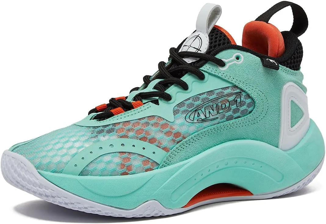AND1 Boys & Girls Basketball Shoes, Cool Kids Basketball Sneakers, Size Little Kid 11 to Big Kid 7 Mid or High Top Sneakers for Boys