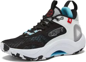 AND1 Girls & Boys Basketball Shoes, Boys High Top Sneakers, Size Little Kid 1 to Big Kid 7 - Cool Basketball Shoes for Kids and Youth