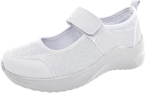 Black Running Sneakers for Women Slip Resistant Women's Black Work Shoes Size 9 Black Lace Up Workout Shoes Women Wide Width Platform Sneaker for Women Sneakers Slip On Zapatos Comodos Para Mujer