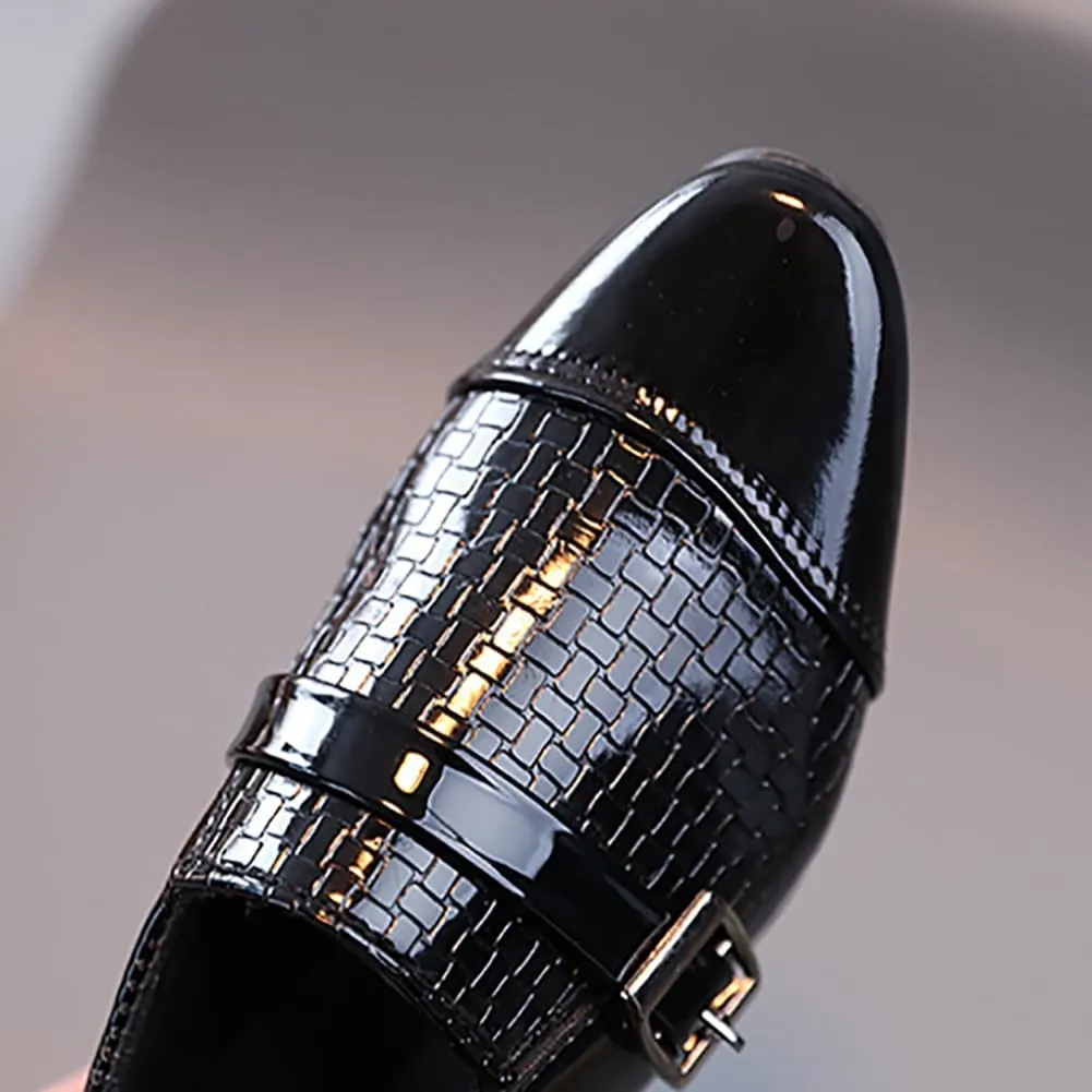 Boys Classic PU Leather School Uniform Oxfords Casual Dress Shoes Loafers Flats