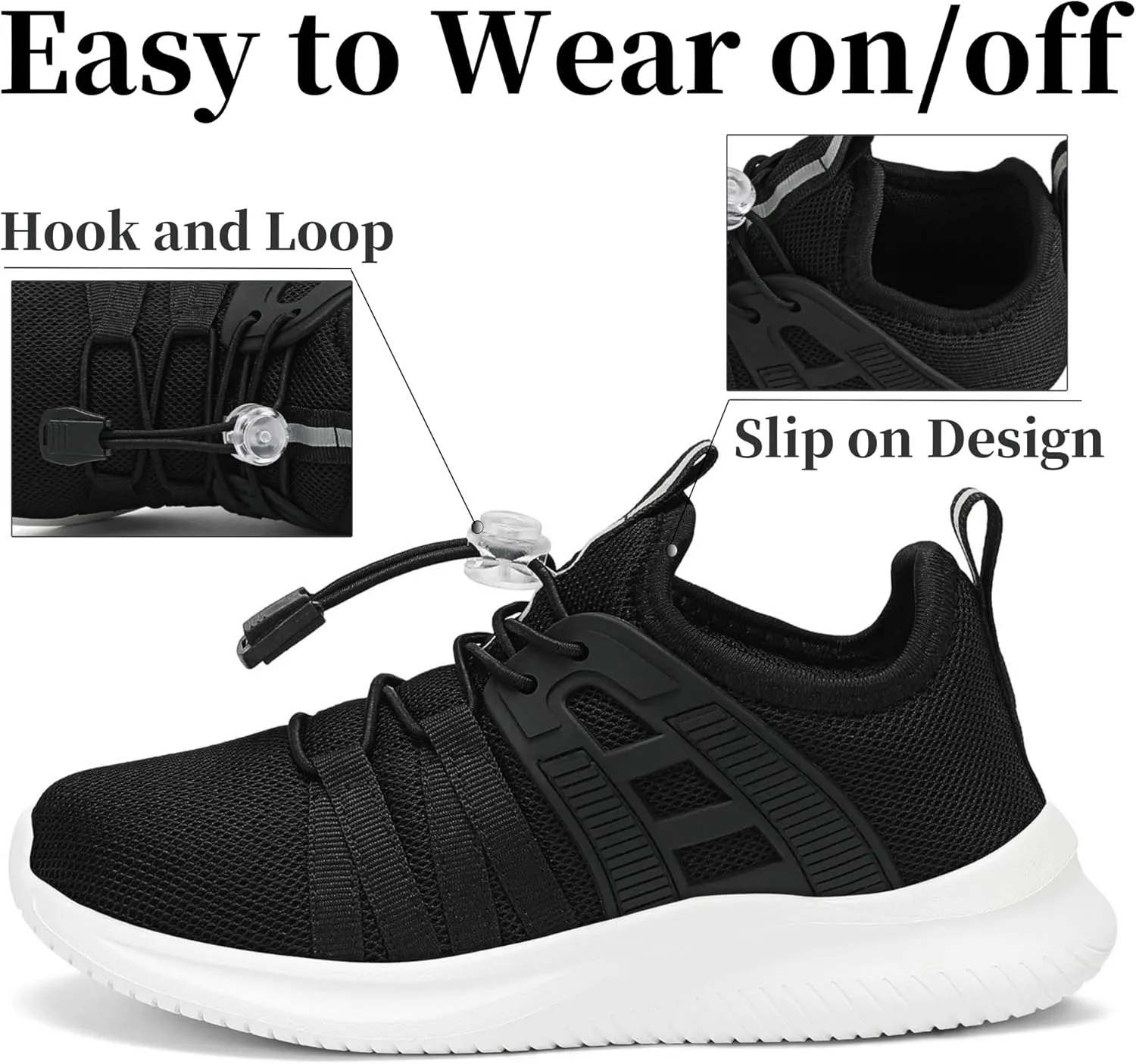 Boys Girls Sneakers Breathable Kids Running Shoes Comfortable Tennis Shoes Lightweight Toddler/Little Kid/Big Kid