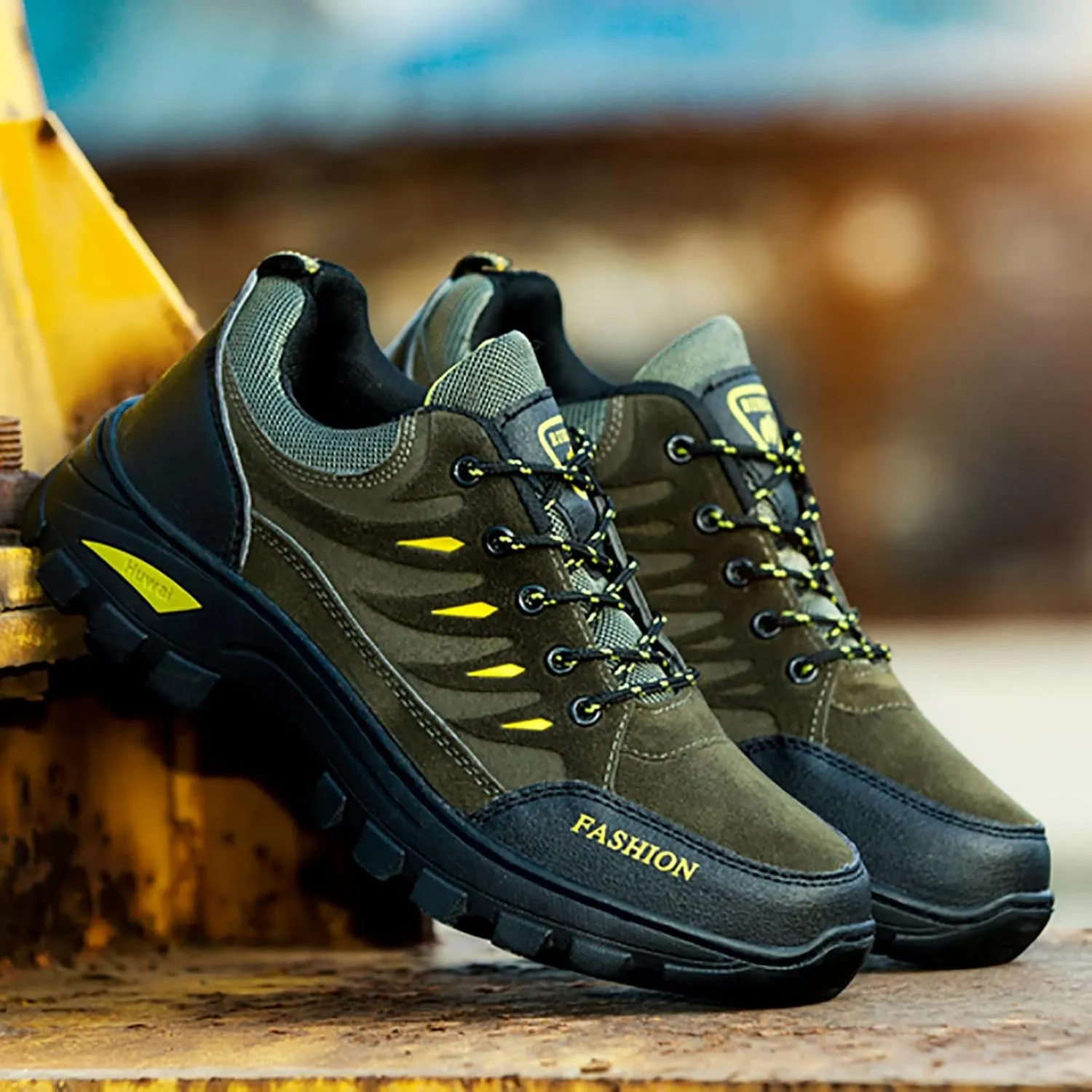 Breathable Dress Sneaker Hiking Shoes for Men Walking Shoes Fashion Casual Loafers Breathable Hiking