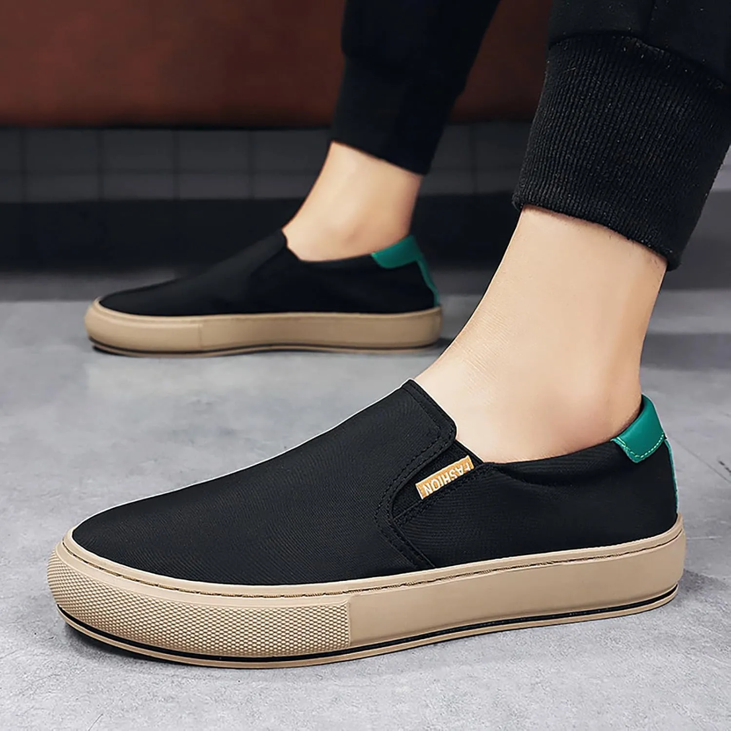 Canvas Summer Men's Shoes Korean Version of The Trend of Ice Cloth Breathable Board Shoes Mens Casual Shoes Size 13w