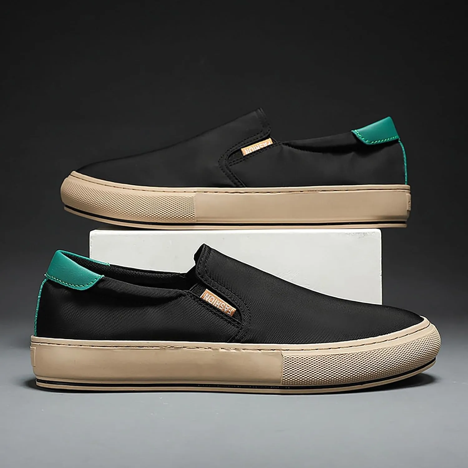 Canvas Summer Men's Shoes Korean Version of The Trend of Ice Cloth Breathable Board Shoes Mens Casual Shoes Size 13w