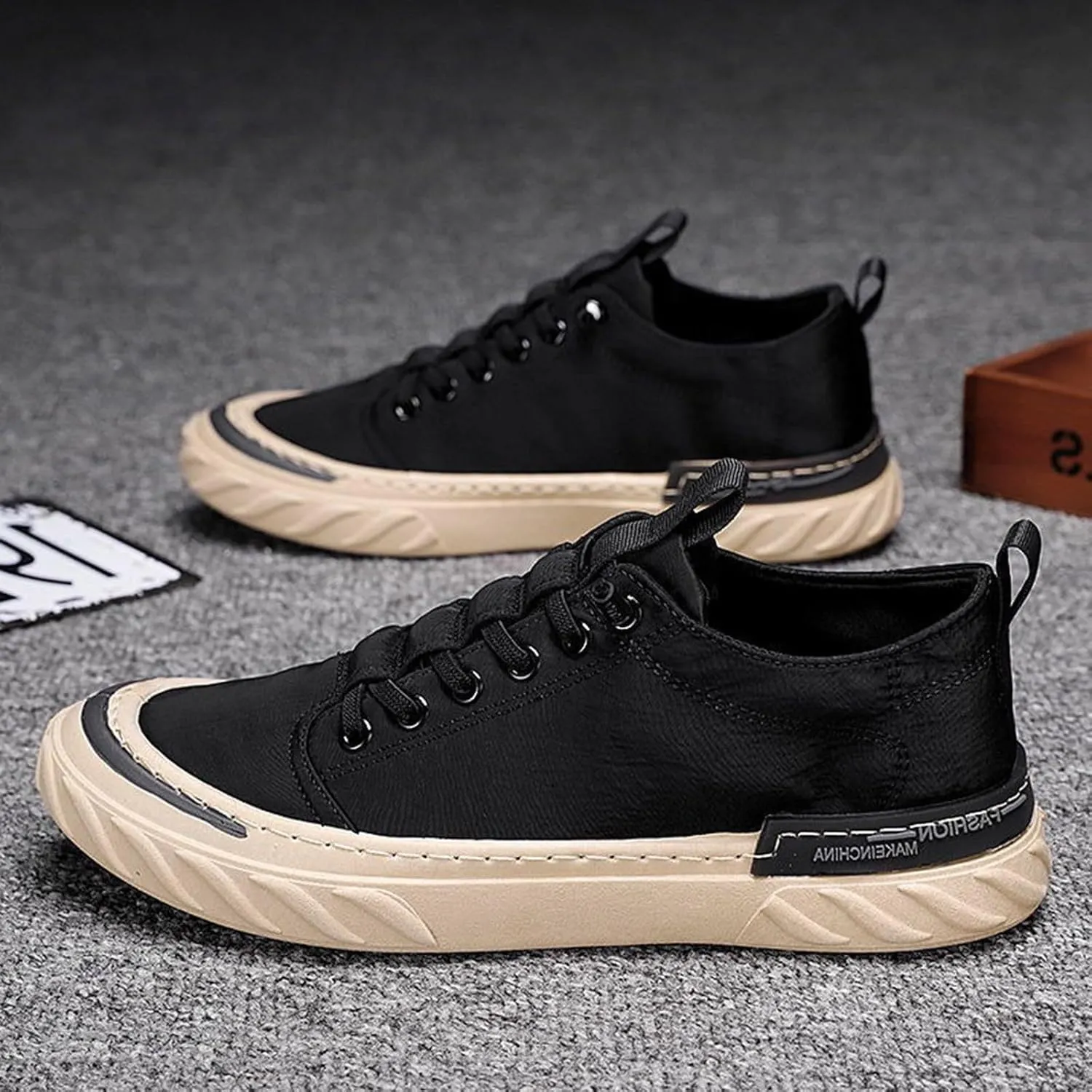 Casual Dress Shoes Spring New Breathable Old Cloth Shoes Korean Trendy Versatile Men's Casual Canvas
