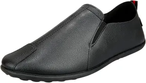 Casual Shoes for Men Leisure Men's Four Seasons Non Slip Flat Round Toe Breathable Slip On Lazy Leisure Shoes