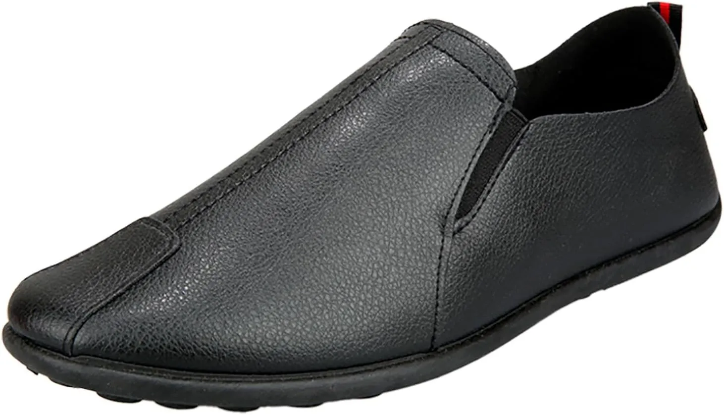 Casual Shoes for Men Leisure Men's Four Seasons Non Slip Flat Round Toe Breathable Slip On Lazy Leisure Shoes