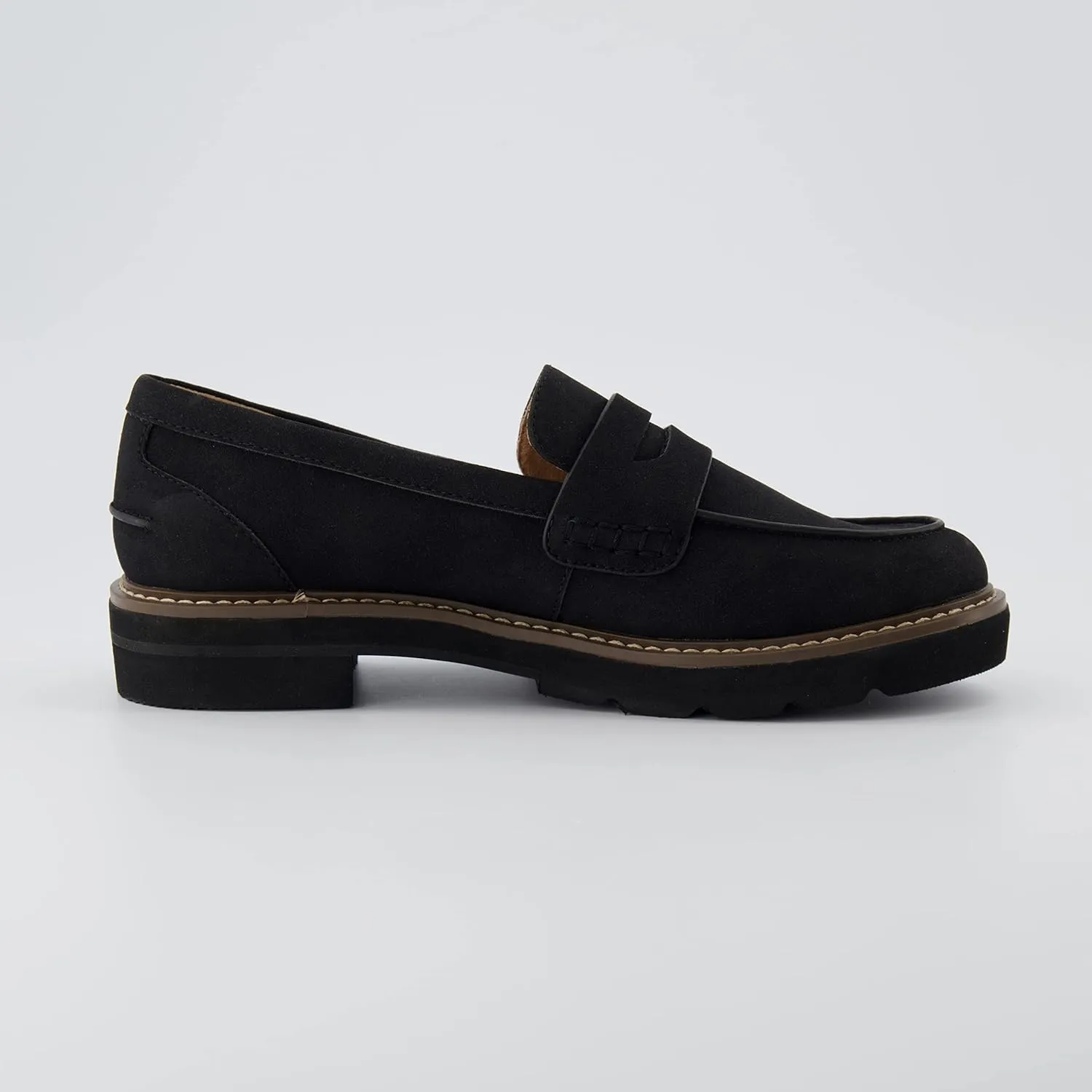 CUSHIONAIRE Women's Vassar Slip on Loafer  Memory Foam, Wide Widths Available