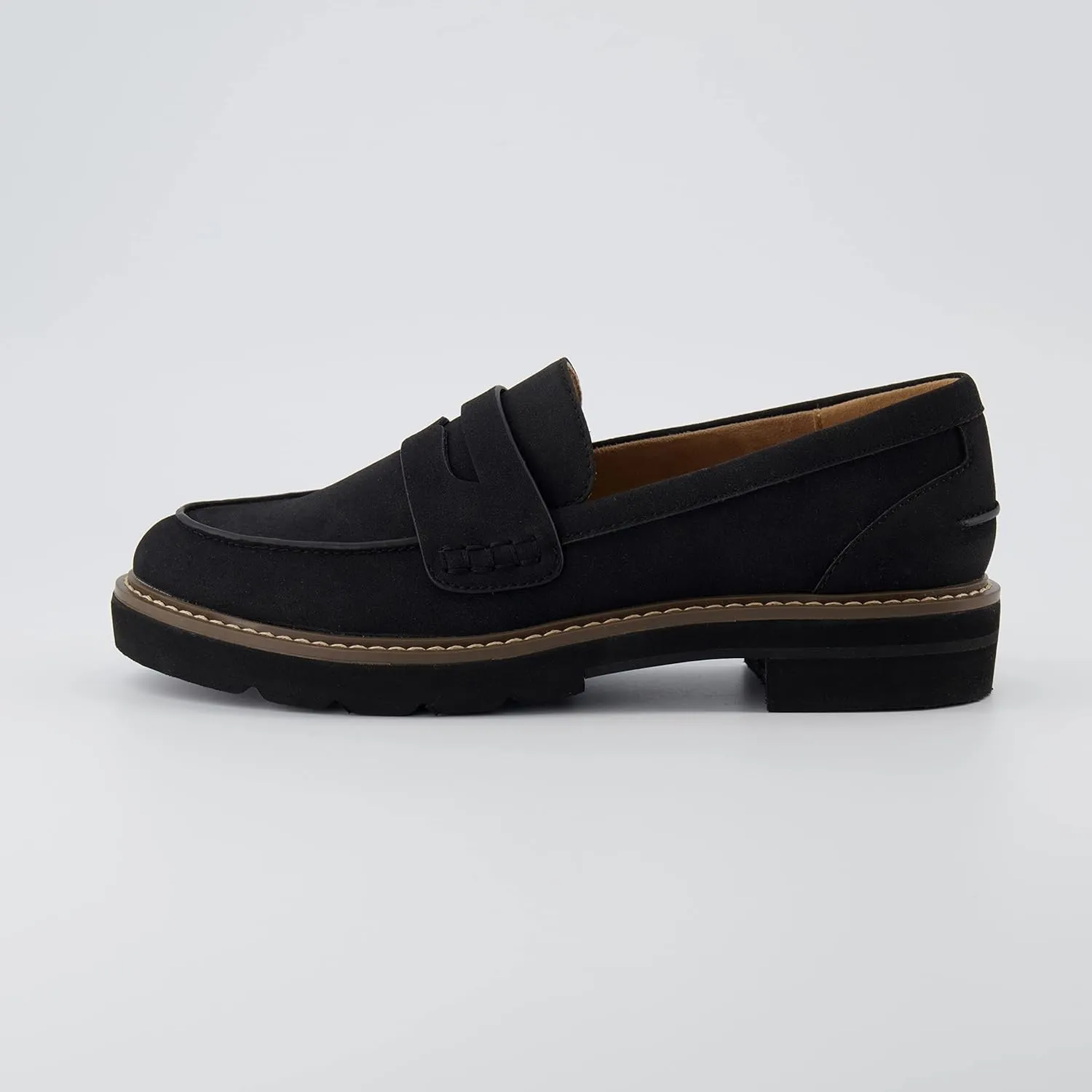 CUSHIONAIRE Women's Vassar Slip on Loafer  Memory Foam, Wide Widths Available