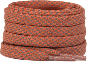 DELELE 2 Pairs Reflective Shoelace Flat Safety Laces for Shoes Sneakers Boots