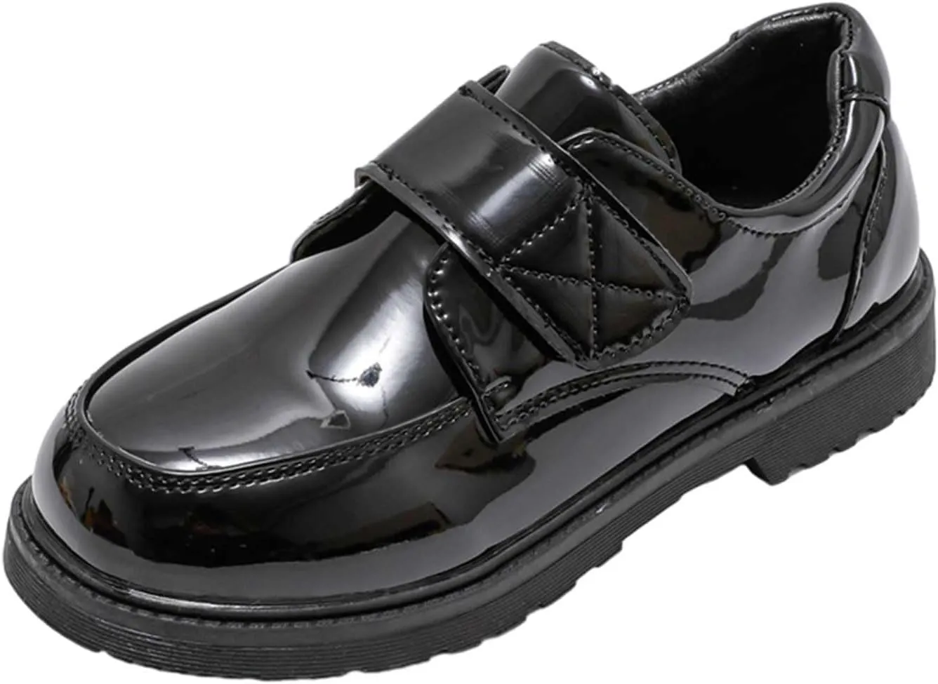 Dress Shoes for Boys Toddler Kids British Style School Shoes Dressy Glossy Leather Shoes Stage Oxfords Wedding Loafer