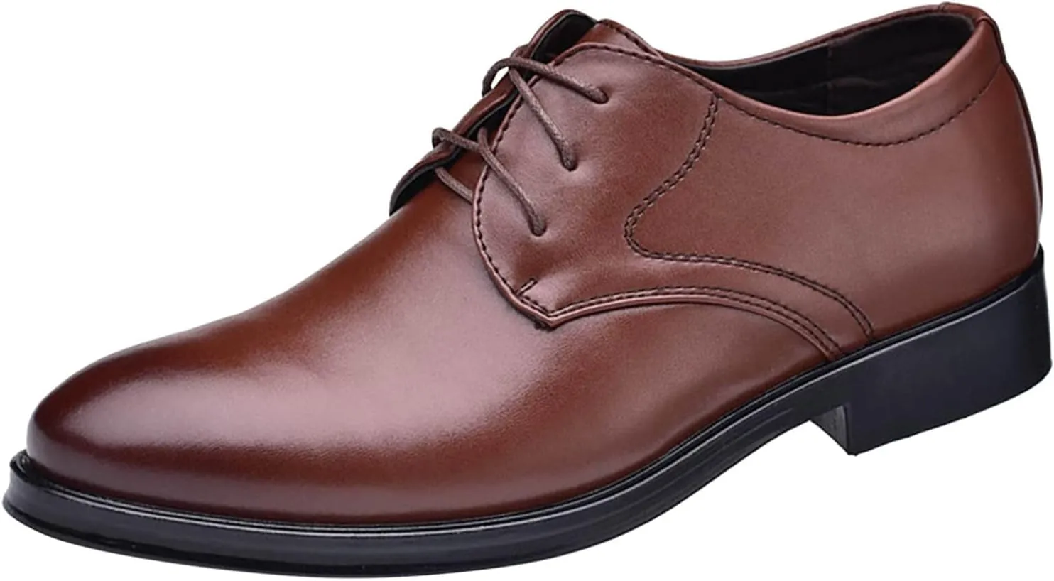 Dress Shoes for Men Lightweight Breathable Lace Up Wedding Shoes Casual Modern Business Formal Oxfords Shoes