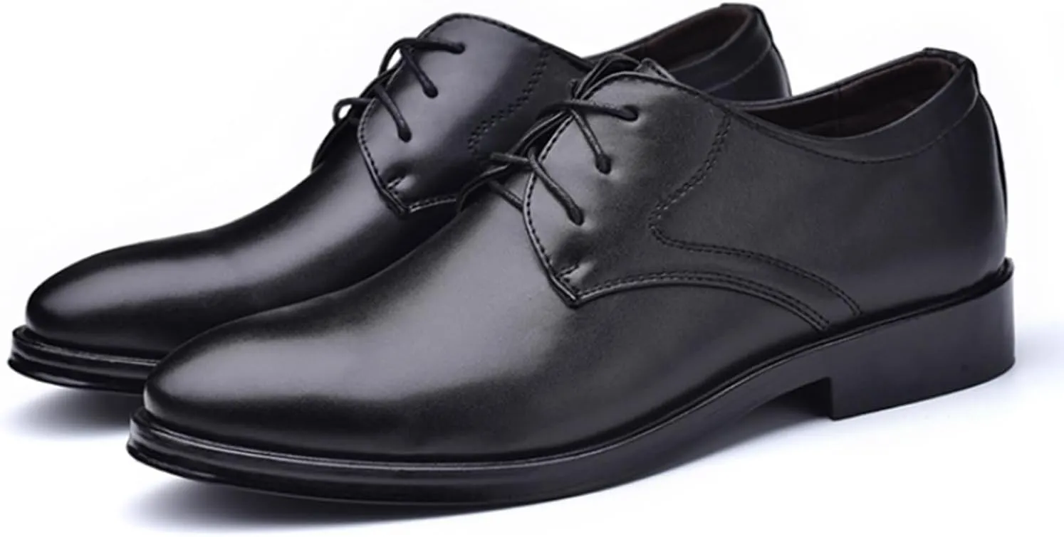 Dress Shoes for Men Lightweight Breathable Lace Up Wedding Shoes Casual Modern Business Formal Oxfords Shoes