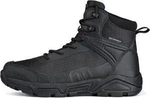 FREE SOLDIER Men's Waterproof Hiking Boots Mens Lightweight Outdoor Mid Trekking Climbing Boots for Men