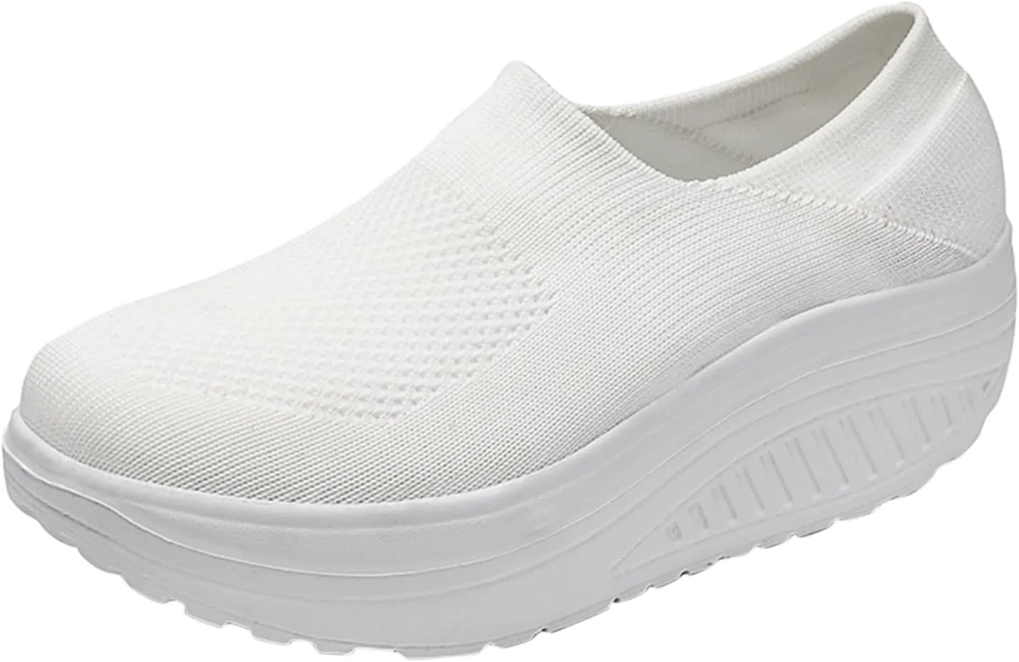 Gym Shoes for Women Weight Lifting Non Slip Work Shoes Women Size 11 Nurse Shoes for Women Comfortable Wide Women's Fashion Sneakers Lace-Up Woven Knit Upper Tenis OrtopéDicos De Mujer