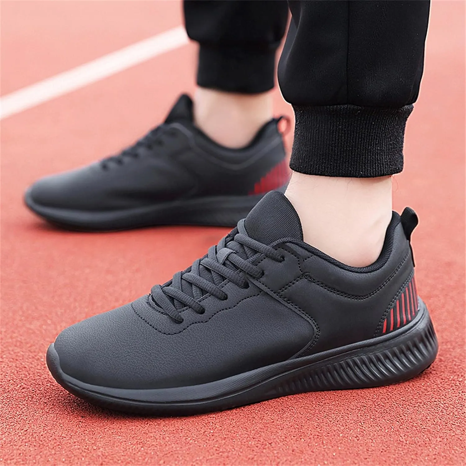 Jogging Walking Sneakers for Men Breathable and Light Outdoor Comfy Walking Shoe Arch Support Plantar Fasciitis