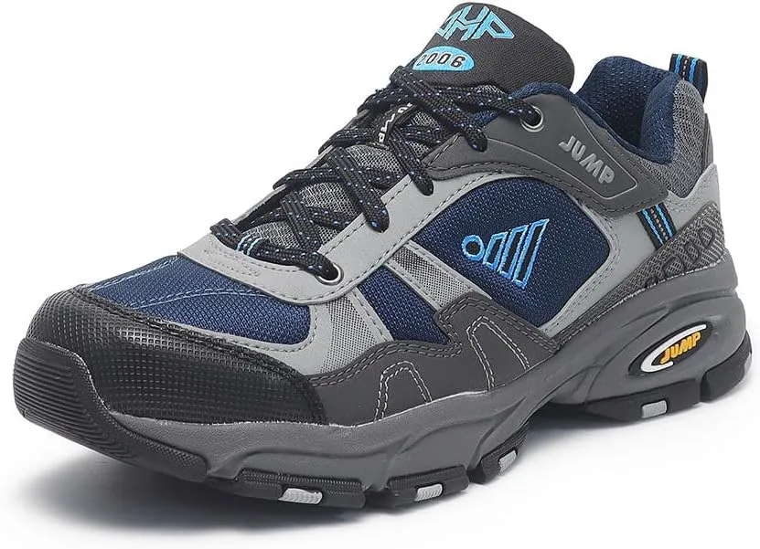 JUMP Unisex Query Reflective Running Shoes Non-Slip Trail Running Sneakers Outdoor Casual Lace-Up Fashion Shoes