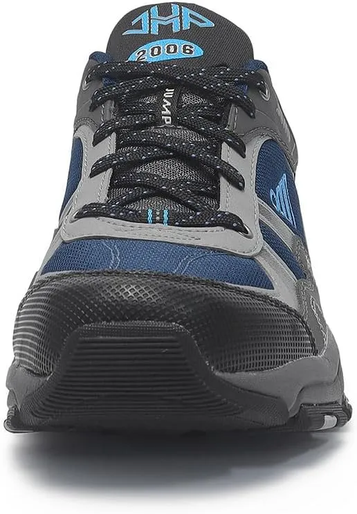 JUMP Unisex Query Reflective Running Shoes Non-Slip Trail Running Sneakers Outdoor Casual Lace-Up Fashion Shoes