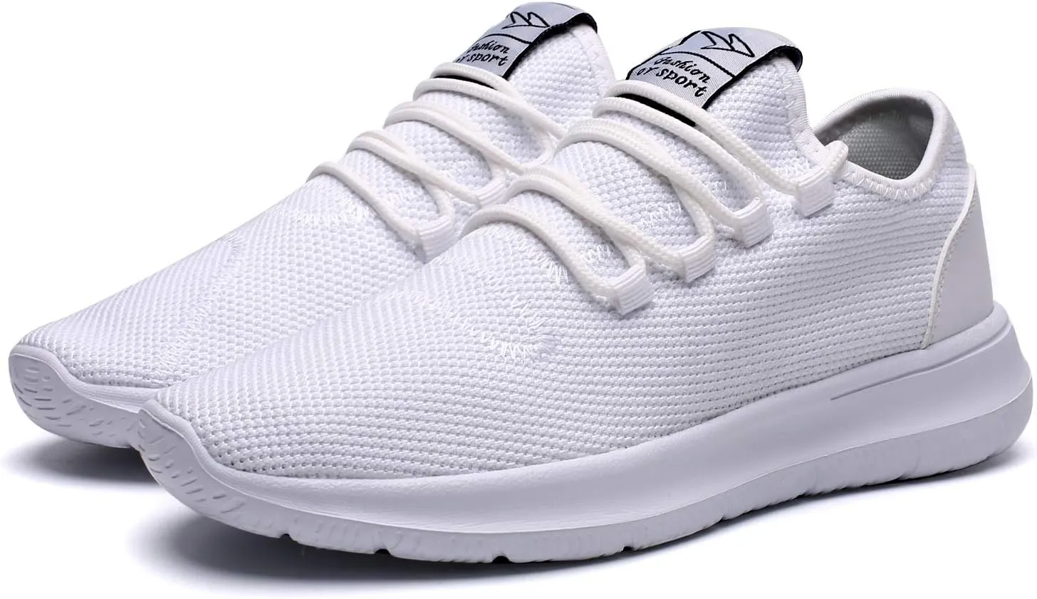 KEEZMZ Men's Running Shoes Fashion Breathable Sneakers Mesh Soft Sole Casual Athletic Lightweight