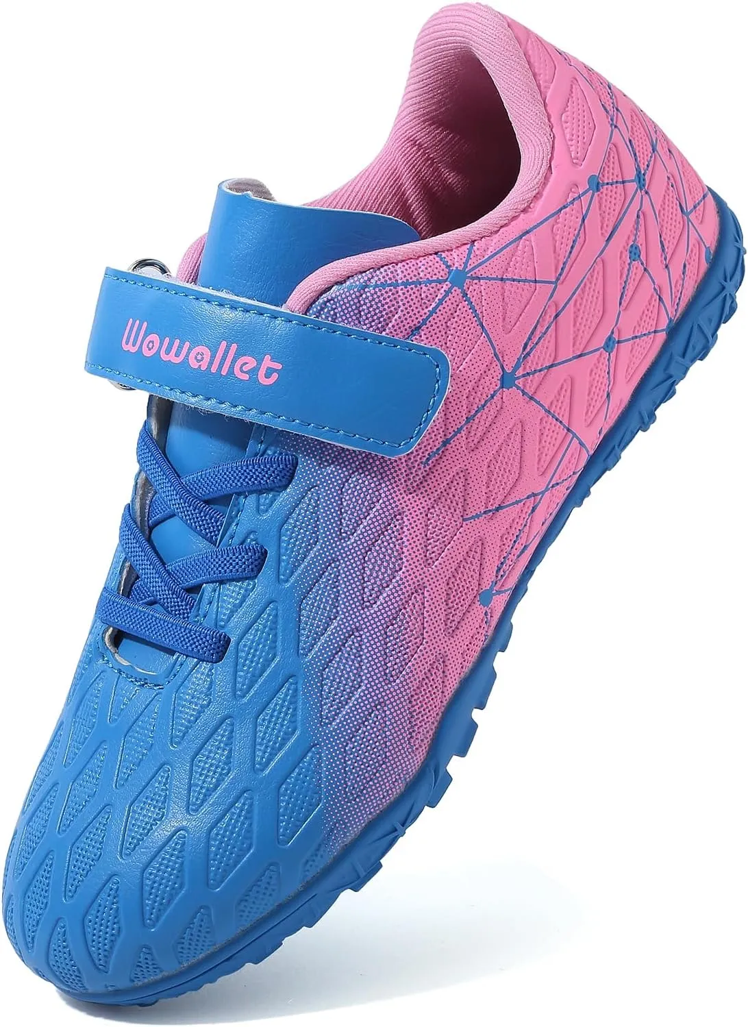 Kids Soccer Cleats Boys Girls Athletic Indoor Soccer Shoes Sneaker for Unisex
