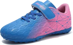 Kids Soccer Cleats Boys Girls Athletic Indoor Soccer Shoes Sneaker for Unisex