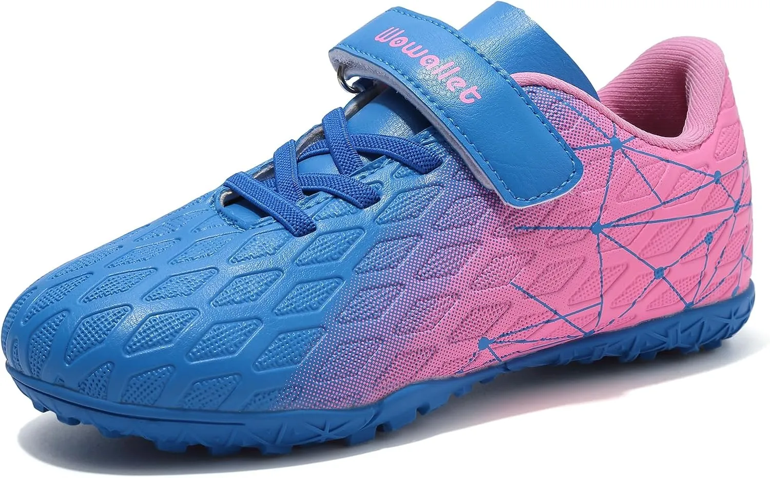 Kids Soccer Cleats Boys Girls Athletic Indoor Soccer Shoes Sneaker for Unisex