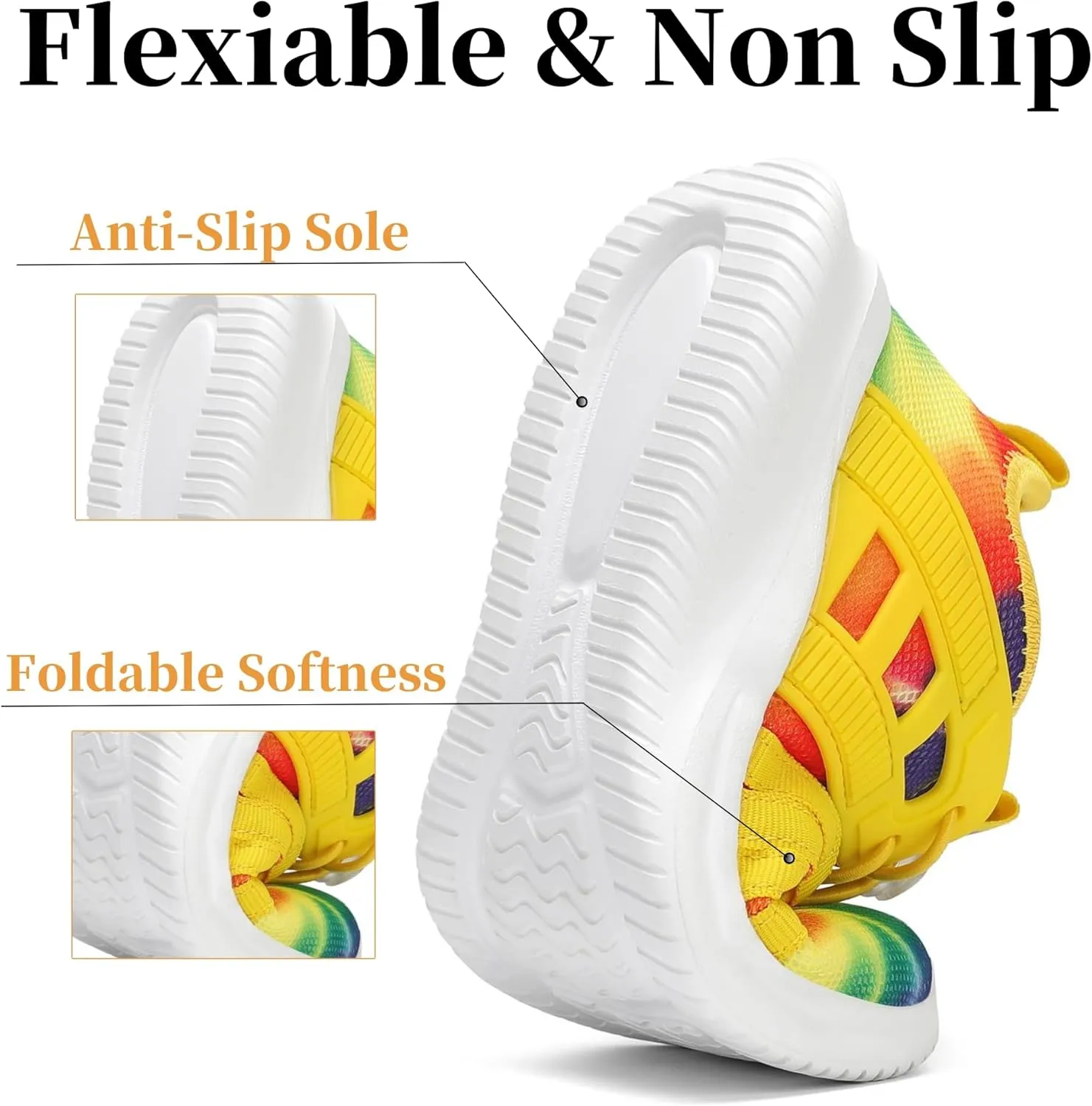 Kids Tennis Shoes, Girls Boys Comfortable Running Shoes, Lightweight Sneakers