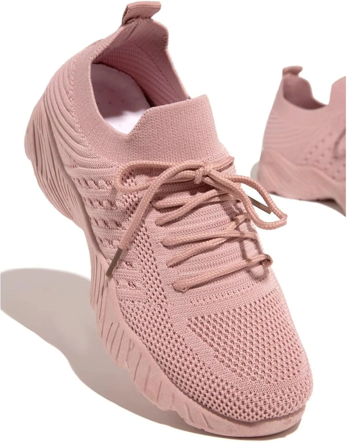Ladmiple Tennis Shoes Womens Walking Running Slip On Breathable Athletic Workout Lightweight Breathable Gym Fashion Sneakers