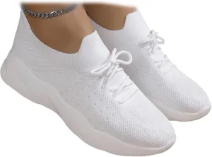 Ladmiple Tennis Shoes Womens Walking Running Slip On Breathable Athletic Workout Lightweight Breathable Gym Fashion Sneakers