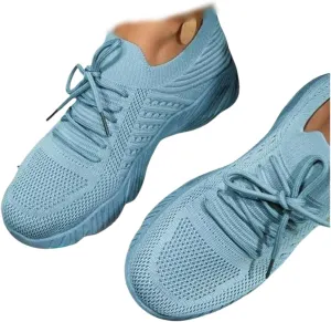 Ladmiple Tennis Shoes Womens Walking Running Slip On Breathable Athletic Workout Lightweight Breathable Gym Fashion Sneakers