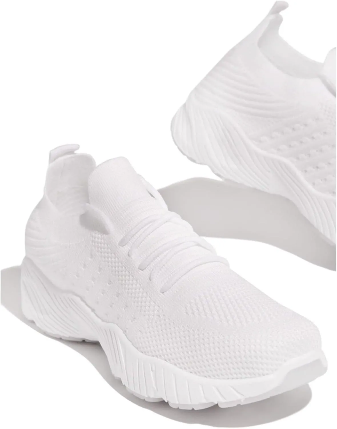 Ladmiple Tennis Shoes Womens Walking Running Slip On Breathable Athletic Workout Lightweight Breathable Gym Fashion Sneakers