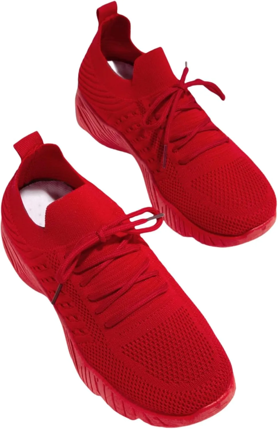 Ladmiple Tennis Shoes Womens Walking Running Slip On Breathable Athletic Workout Lightweight Breathable Gym Fashion Sneakers