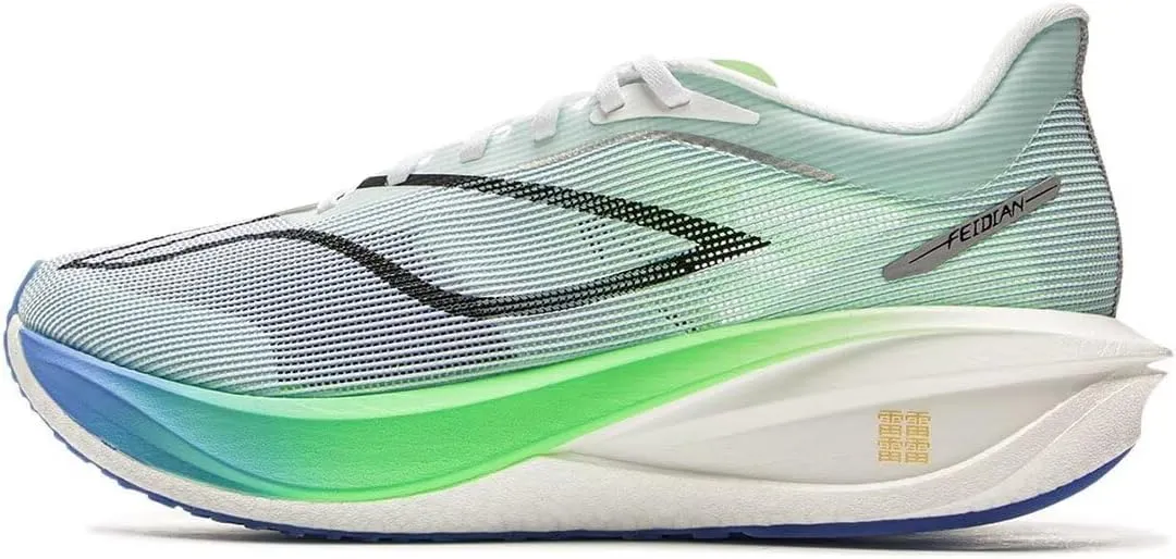 LI-NING FEIDIAN 5 Challenger Men Running Shoes Boom Fiber Reflective Lightweight Breathable Racing Sneakers ARMV001