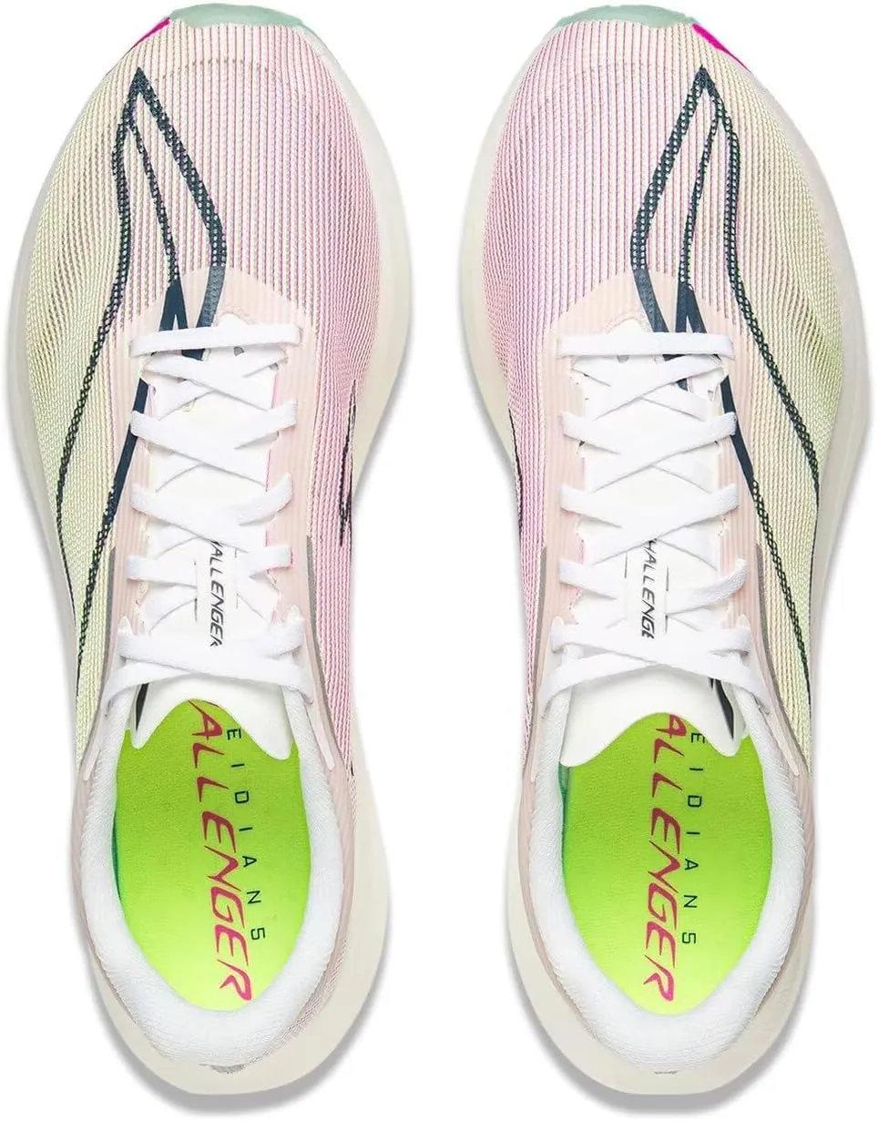 LI-NING FEIDIAN 5 Challenger Men Running Shoes Boom Fiber Reflective Lightweight Breathable Racing Sneakers ARMV001