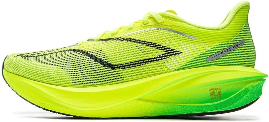 LI-NING FEIDIAN 5 Challenger Men Running Shoes Boom Fiber Reflective Lightweight Breathable Racing Sneakers ARMV001