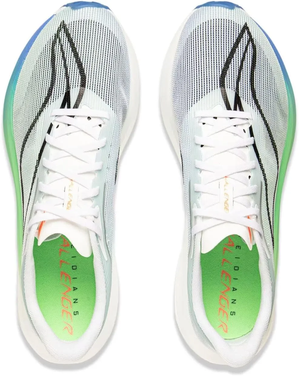 LI-NING FEIDIAN 5 Challenger Men Running Shoes Boom Fiber Reflective Lightweight Breathable Racing Sneakers ARMV001