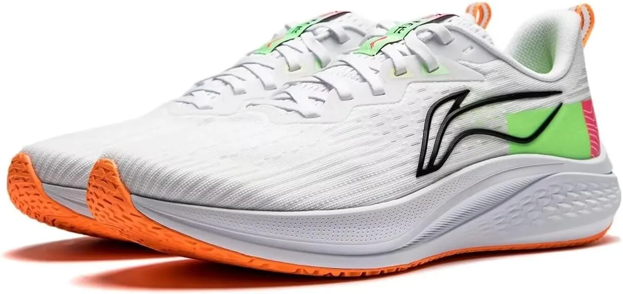 LI-NING RED Hare 7 Men Running Shoes Reflective Lightweight Stable Sport Shoes Racing Training Running Shoes ARPU003