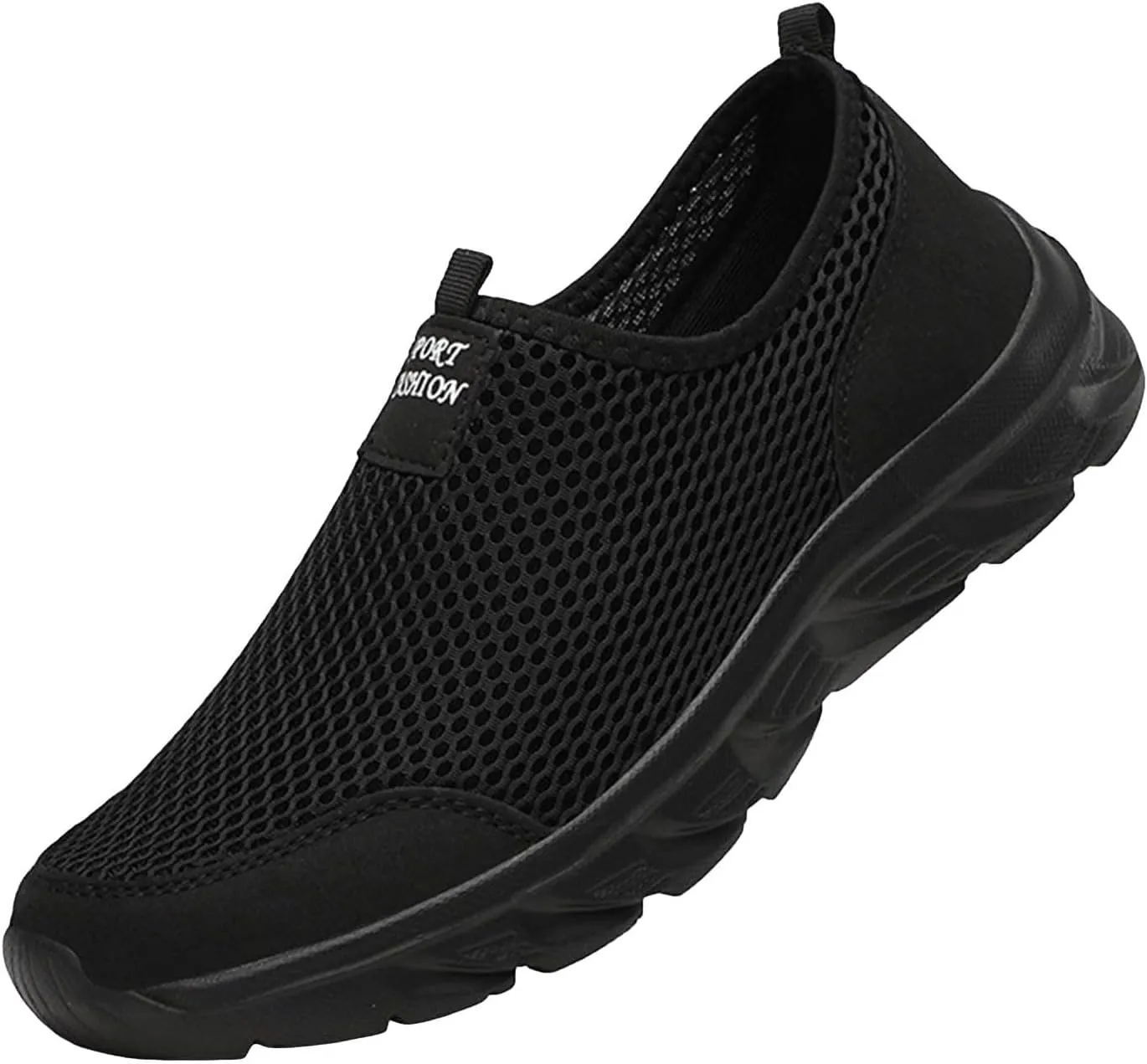 Light-Weight Mens Loafers & Slip-Ons Men's Mesh Foot Covered Breathable Lightweight Travel Slip On Sneakers