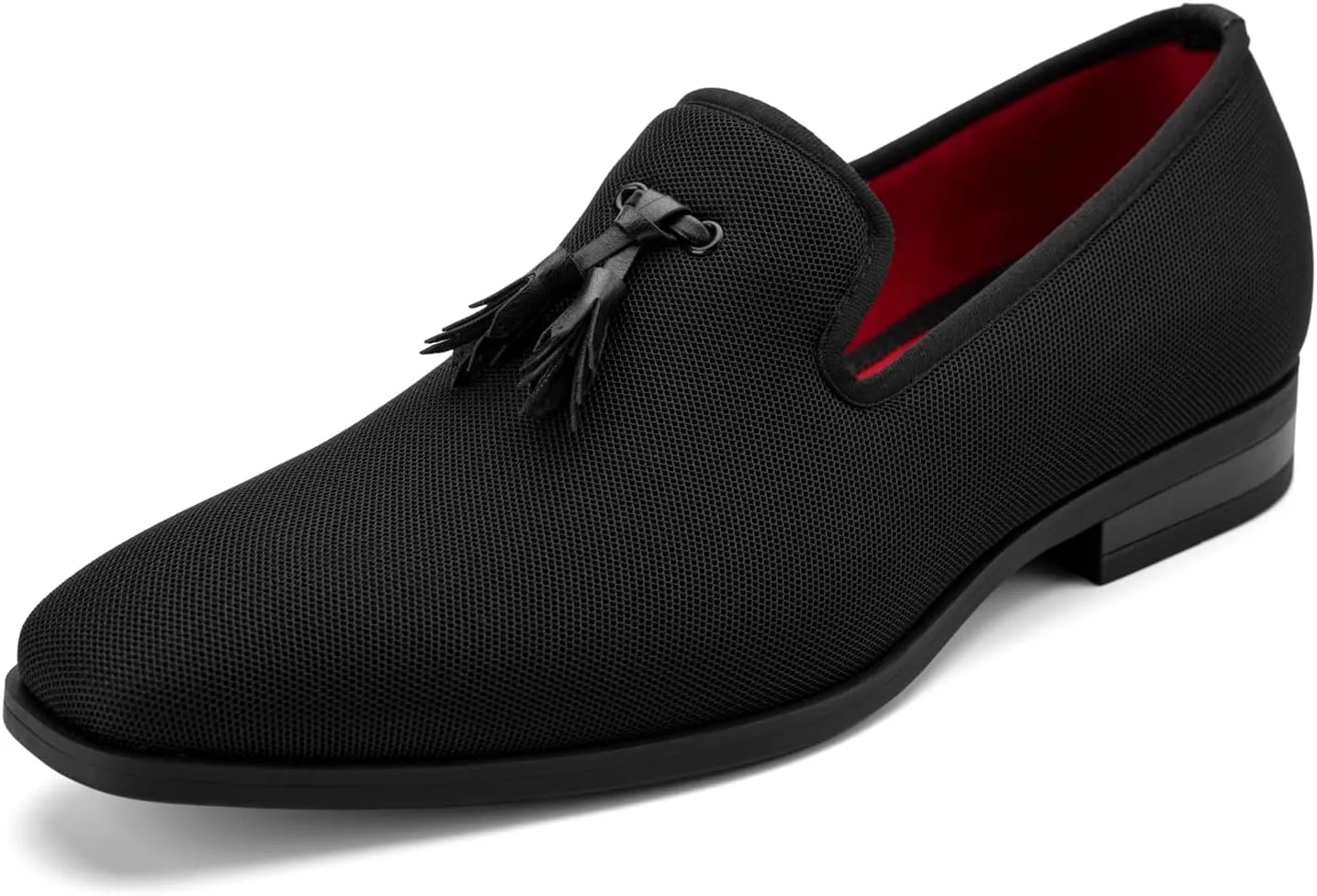 Meijiana Men's Loafers Lightweight Slip-On Moccasins Stylish Dress Shoes Breathable Tassels Loafers