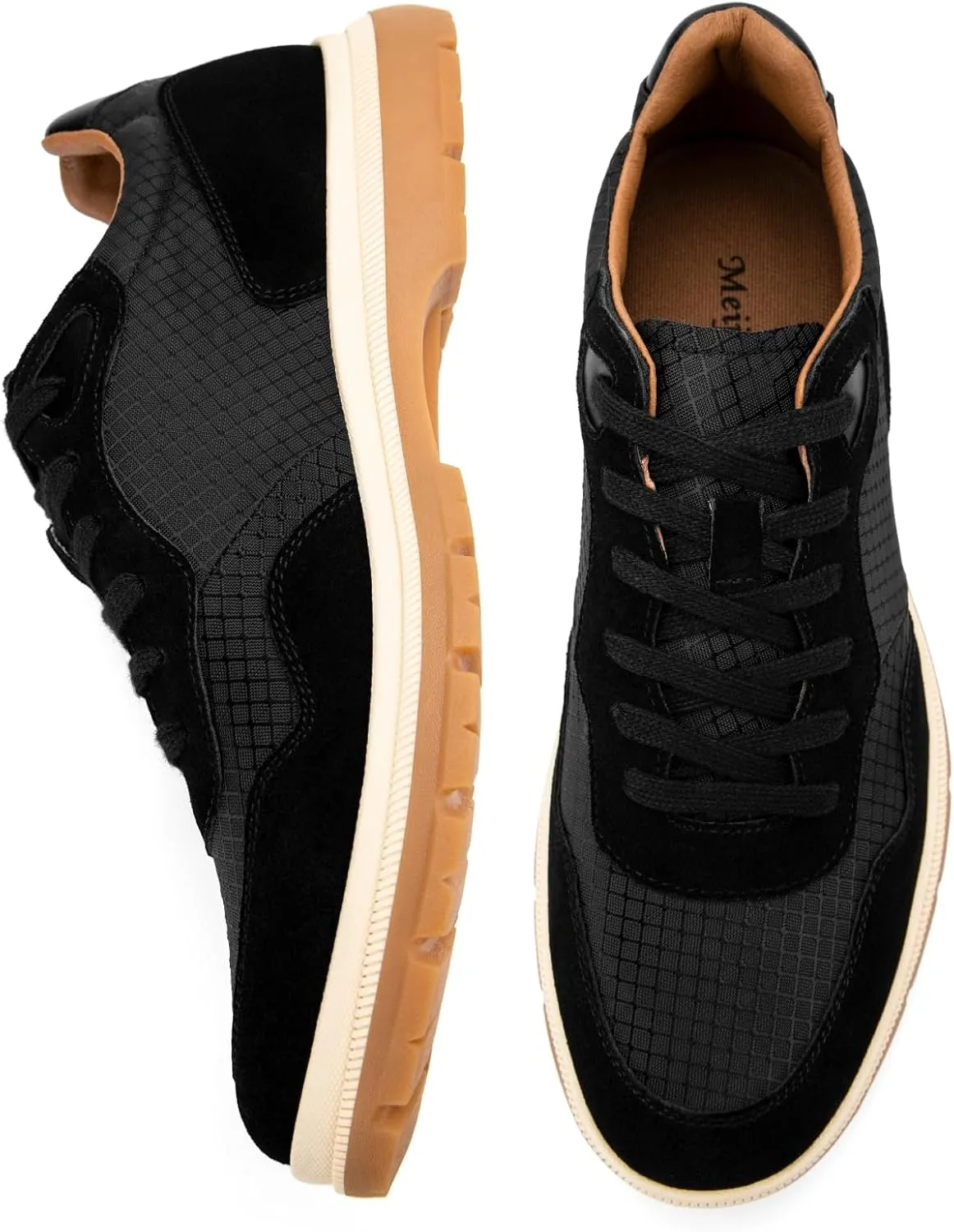 Meijiana Men's Oxford Formal Dress Shose Lace Up Oxfords Casual Comfortable Shoes