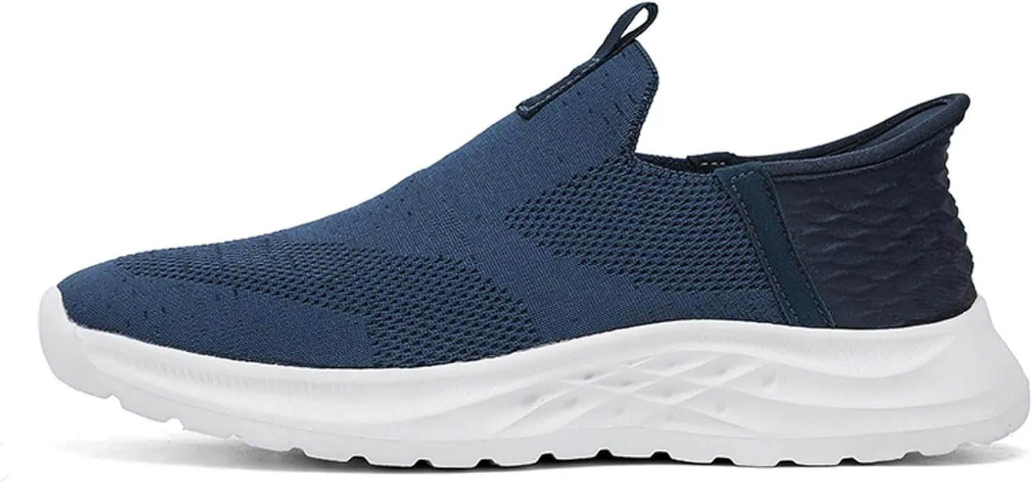 Men Casual Sports Shoes Fashionable New Pattern Simple Solid Color Lightweight Mens Canvas Slip on Shoes Casual