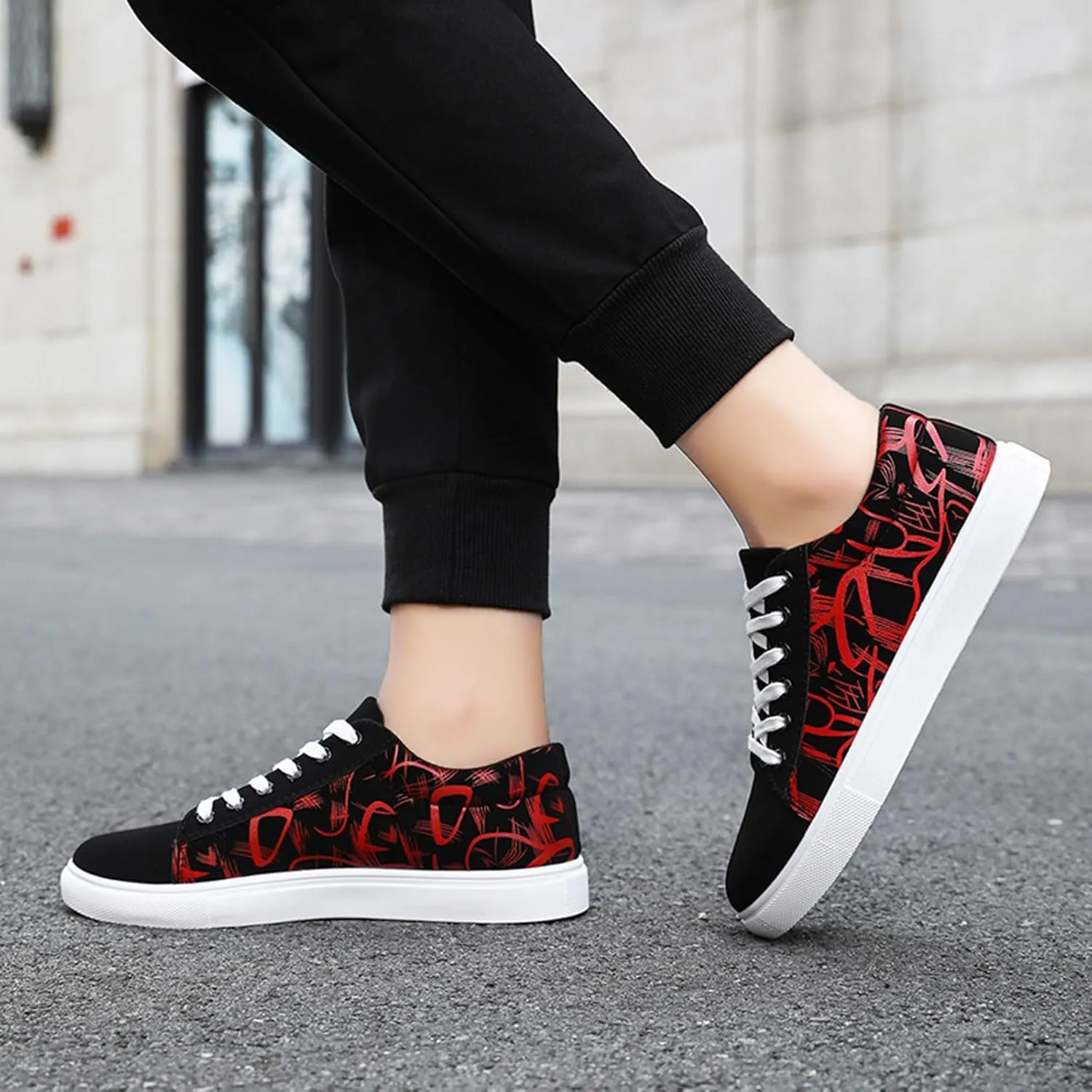 Men Shoe Flat Low Top Casual Cloth Shoes Fashionable Outdoor Canvas Casual Shoes Mens Chukka Shoes Casual