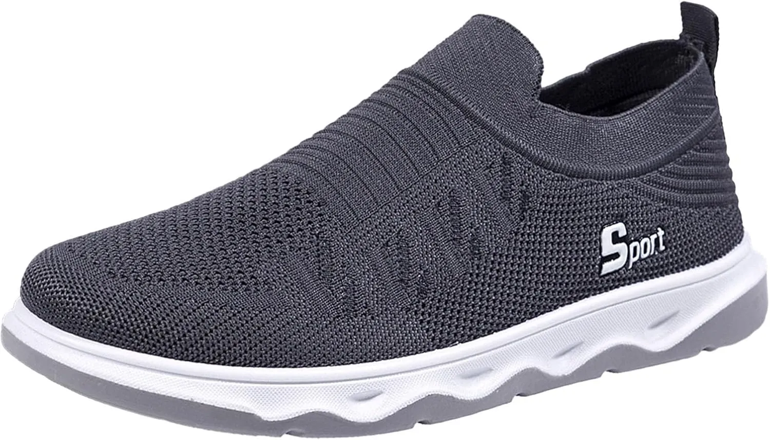Men Shoes Flat Soled Casual Shoes Breathable Hollow Mesh Shoes Slip On Soft Soled Mens Casual Shoes Size 13 Arch Support