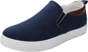 Men Slip on Walking Shoes Casual Dressy Memory Foam Ultra Lightweight Breathable Fashion Sneakers Non Slip Travel Jogging Workout Tennis Shoes Wide Width