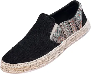 Men Slip on Walking Shoes Comfort Memory Foam Breathable Mesh Fashion Sneakers Non Slip Arch Support Vacation Athletic Running Shoes