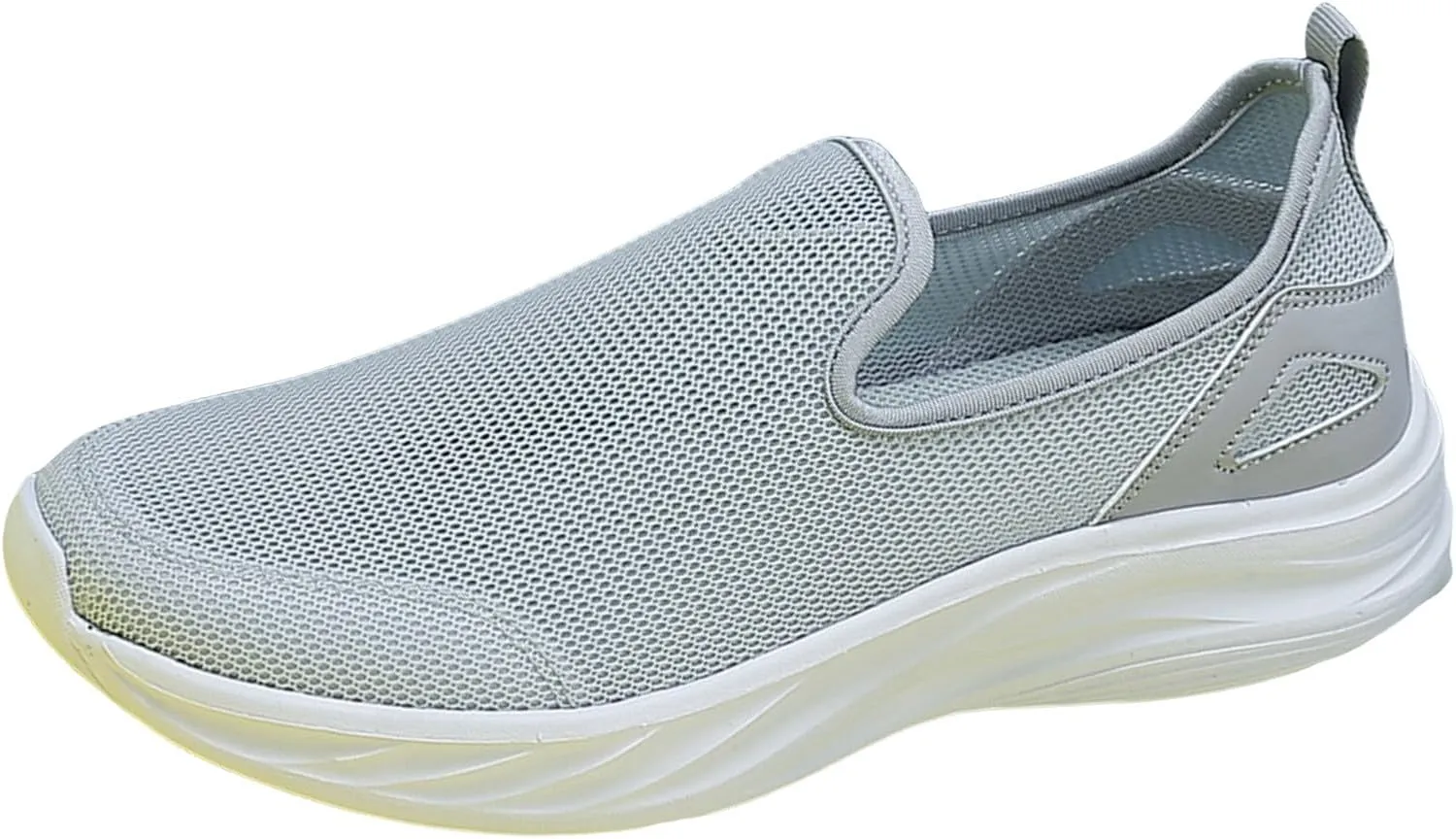 Men Slip on Walking Shoes Comfortable Memory Foam Ultra Lightweight Breathable Fashion Sneakers Non Slip Indoor Outdoor Workout Tennis Shoes Wide Width