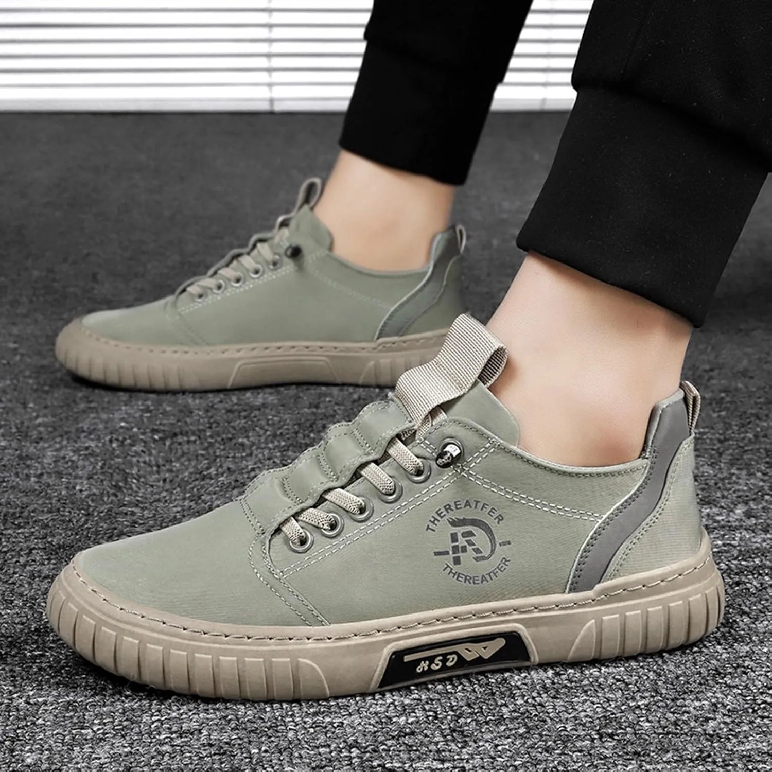 Men Slip on Walking Shoes Comfortable Memory Foam Ultra Lightweight Breathable Fashion Sneakers Non Slip Travel Jogging Athletic Running Shoes